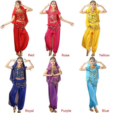 Toppants 2pcsset Women Adult Indian Bollywood Dance