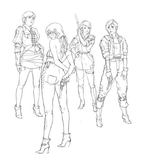 Embedded Character Poses Character Sketch Character Design References
