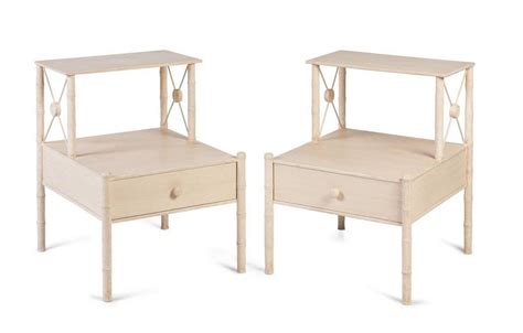 Maybe you would like to learn more about one of these? A pair of modern simulated cane bedside tables, 76 cm high ...