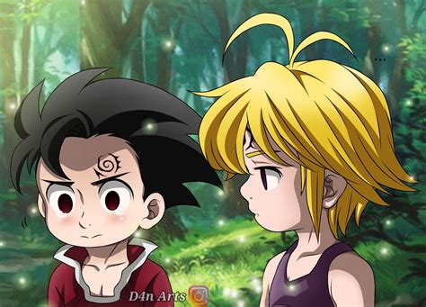 Meliodas And Zeldris Nanatsu No Taizai By D4nartss On Deviantart Anime Fnaf Otaku Anime Anime