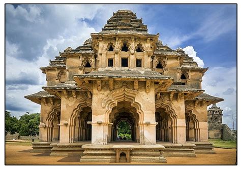 Lotus Mahal In Hampi Of Grandeur And History