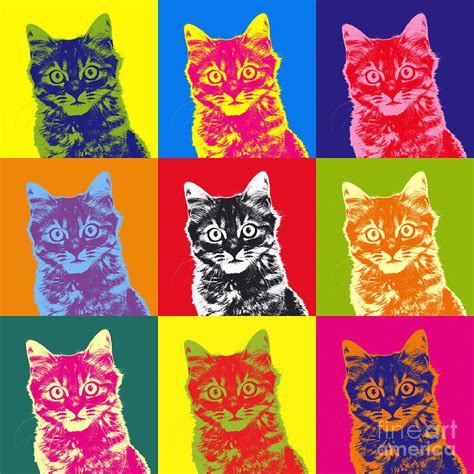 Andy Warhol Cat Photograph By Warren Photographic