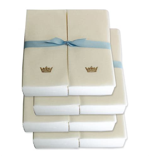 Natures Linen Disposable Guest Hand Towels Wrapped By Newhopesoap