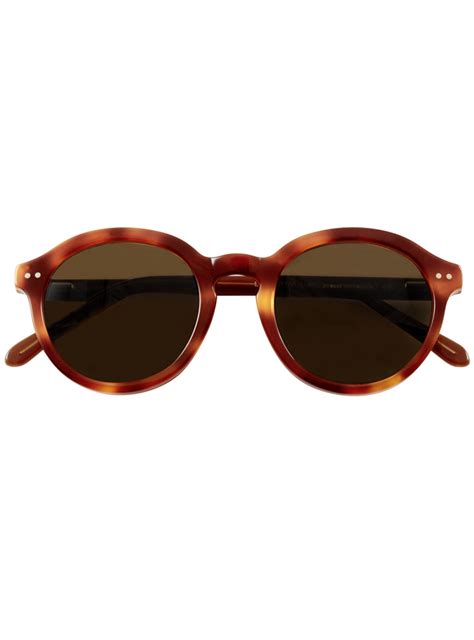 Bold Classic Sunglasses In Brown Shell The Ben Silver Collection