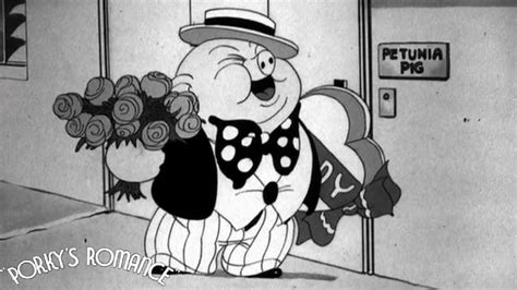 Porkys Romance 1937 Looney Tunes Porky And Petunia Pig Cartoon Short