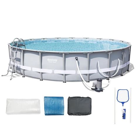 Bestway 20 Ft X 20 Ft X 48 In Round Above Ground Pool In The Above
