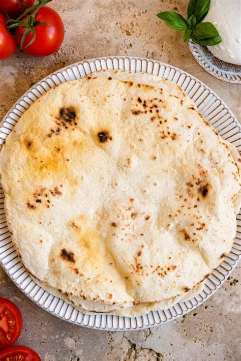 La Piadina Is A Soft And Fluffy Italian Flatbread That Can Be Filled