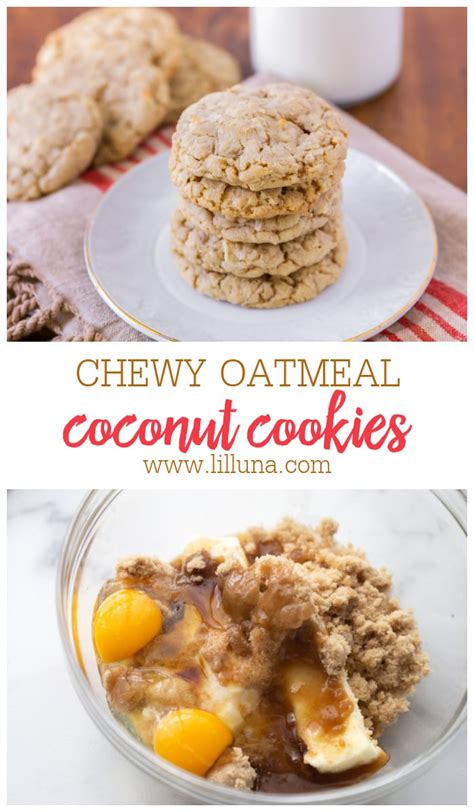 Easy Oatmeal Coconut Cookies Video Lil Luna