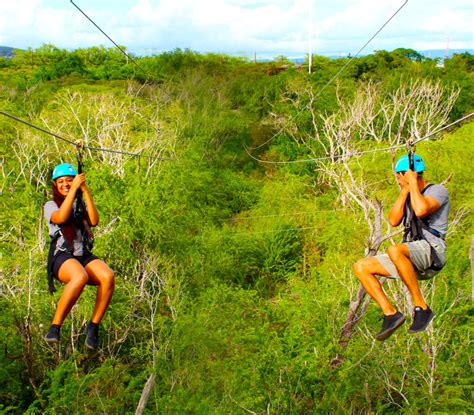Discover our flying foxes and aerial runways: Full Oahu Zipline Tour - 6 Coral Crater Ziplines - Hawaii