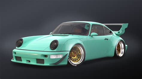 Artstation Porsche 964 Rwb