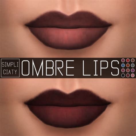 Sims 4 Bloody Lips