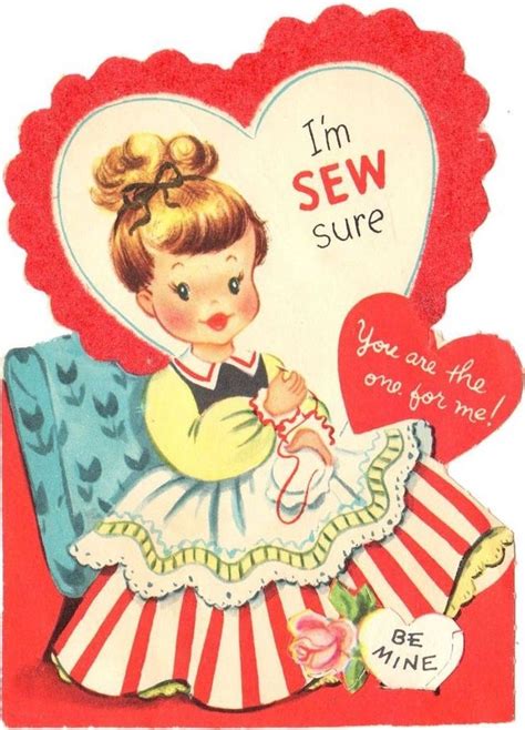 ️ ️ ️ ️ ️ Vintage Valentine Cards Retro Valentines Vintage Holiday