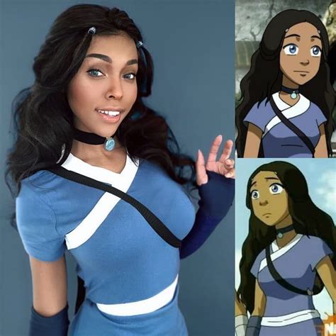 Katara Avatar The Last Airbender Cutiepiesensei Cosplay Avatar Cosplay Black Girl