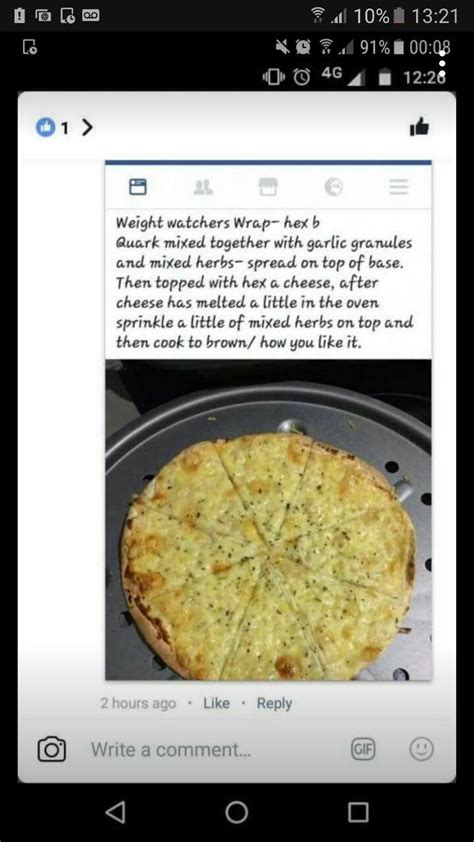 Different types of bread are distinctive because they are made with different ingredients and different methods. Garlic Bread with ww wrap (With images) | Slimming world ...