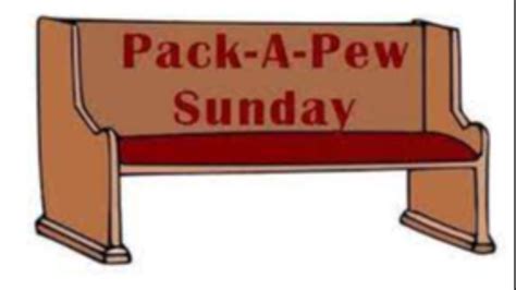 Pack The Pew Outreach Sunday Youtube