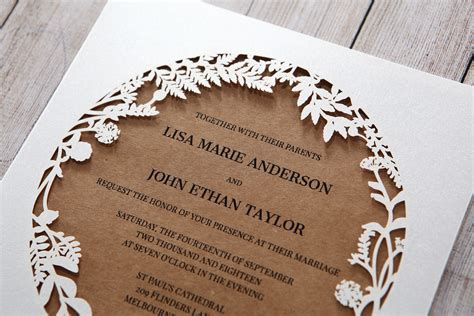 modern rustic wedding invitations catherine ted s modern and rustic faux bois wedding