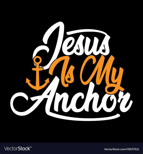 Jesus Is My Anchor Svg Jesus Svg Christian Svg Anchor