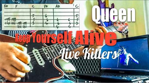 Queen Keep Yourself Alive Live Killers Guitar Play