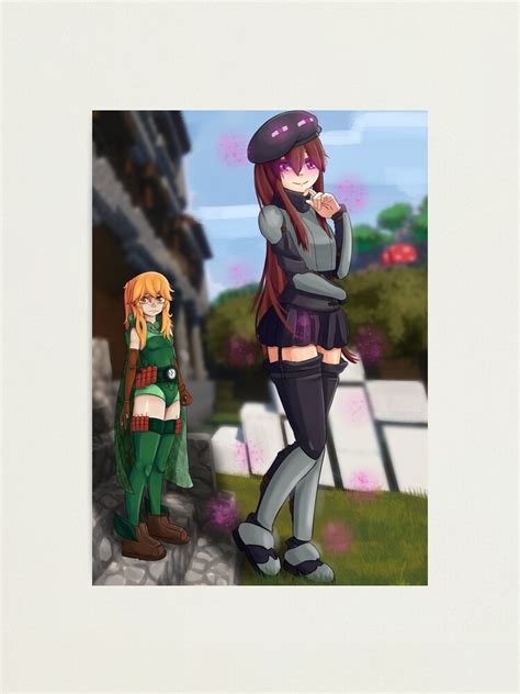 Minecraft Mob Talker Cupa And Andr Alt Designs Photographic Print