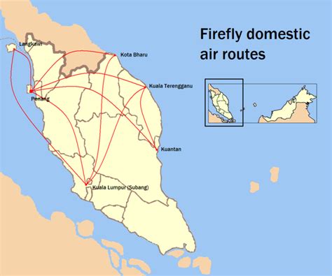 Map Of Malaysia With Airports Maps Of The World