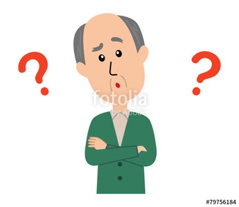 Download High Quality Thinking Clipart Elderly Transparent Png Images