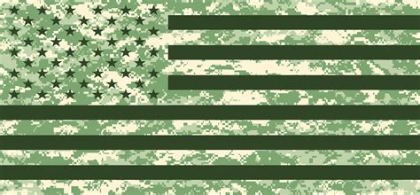 American Flag Digital Green Camo Grille Insert From Dirty Acres