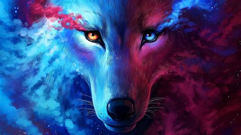 Galaxy Wolf Pic ~ Galaxy Wolf Rainbow Wallpapers Cave Experisets