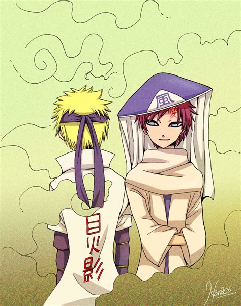 Gaara And Naruto6 By Hungry Monkey On Deviantart Meliodas Manga