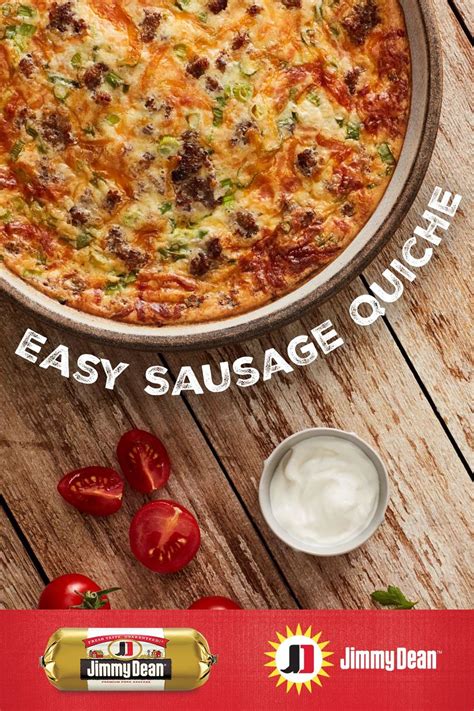Sausage Quiche Recipe Quiche Recipes Easy Breakfast Recipes Easy
