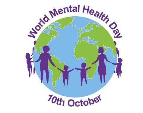 World Mental Health Day Logo Moving A Head
