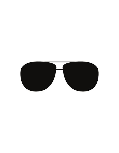 Aviator Sunglasses Digital File Svg Png  Cricut And Etsy Silhouette Glasses Sunglasses