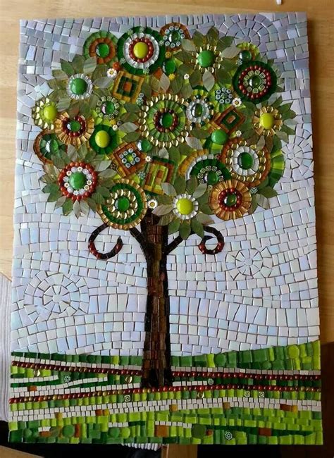 Muni S Mosaic Mosaic Art Tree Mosaic Mosaic Flowers