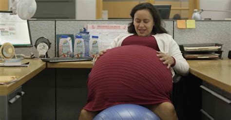 Maternity Leave Psa Shows Woman 260 Weeks Pregnant