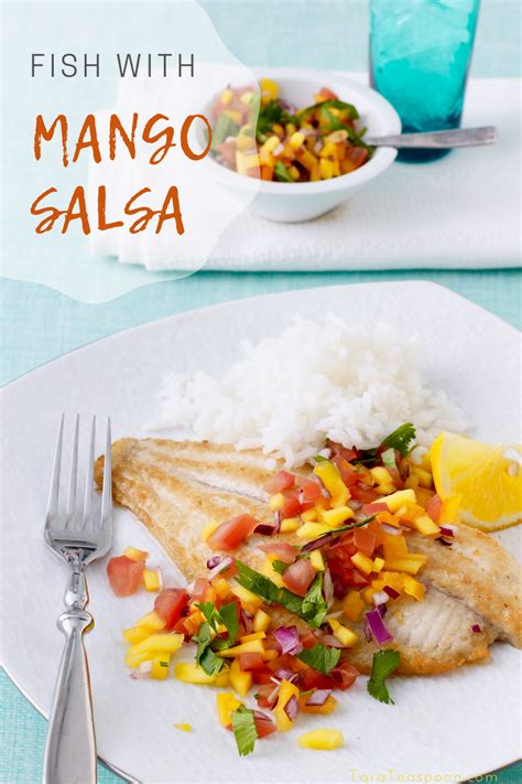 Ingredients · 3 ripe mangos, diced (see photos) · 1 medium red bell pepper, chopped · ½ cup chopped red onion · ¼ cup packed fresh cilantro leaves, chopped · 1 . Fish with Mango Salsa | Recipe | Mango salsa, Seafood ...