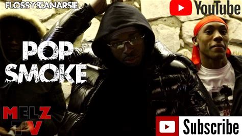 Woo Rapper Pop Smoke Says His Opps Never Spin And Police Rush The Interview Youtube
