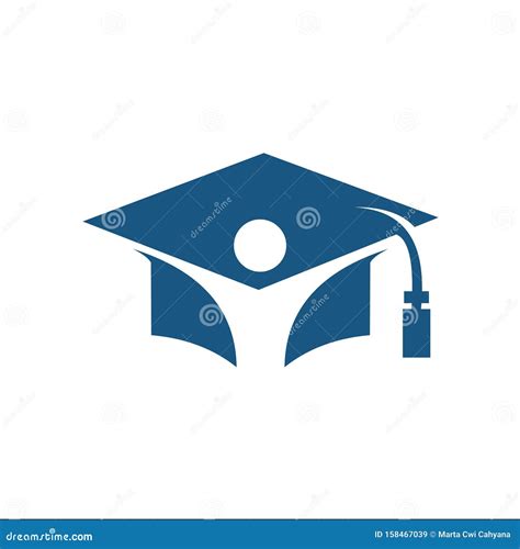 Student Logo Graduation Logo Vector Stock Vector Illustration Of