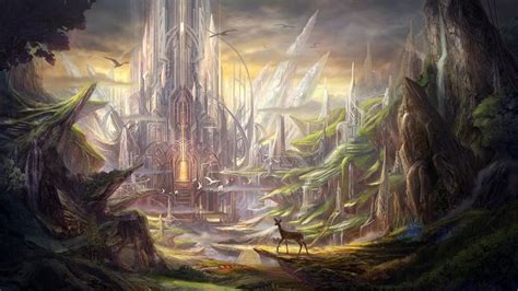 Fantasy Dragon Landscape Fantasy Theme With Dragon