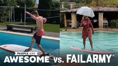Extreme Pool Surfing People Are Awesome Vs Failarmy Youtube