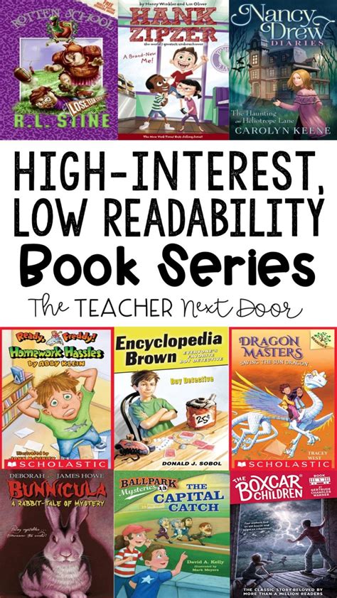 High Interest Low Readability Books For Upper Elementary The