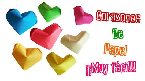 Como Hacer Corazones De Papel En 3d Youtube