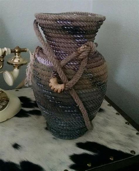 Lariat Rope Vase By Ranchstudioartworks On Etsy