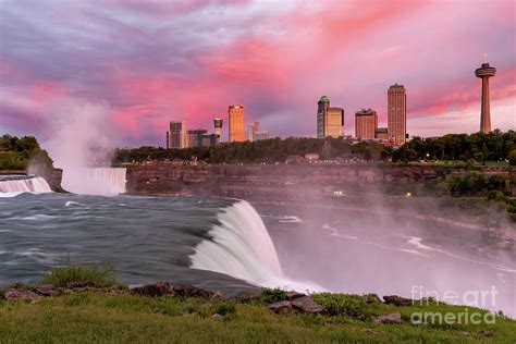 A Colorful Niagara Falls Sunrise Photograph By Fort Frick Photography