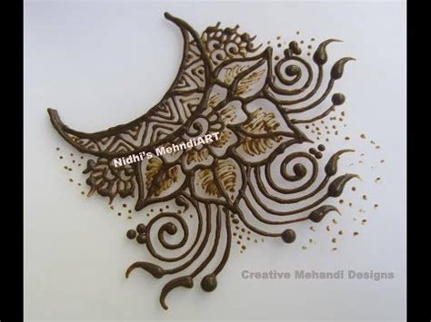Mehandi new designs‏ @designmehandi 31 авг. YouTube creative #moon #patch #henna #mehndi #design ...
