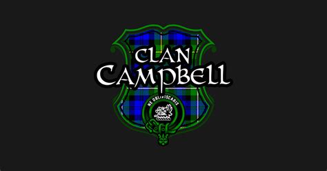 Clan Campbell Surname Scottish Clan Tartan Crest Badge