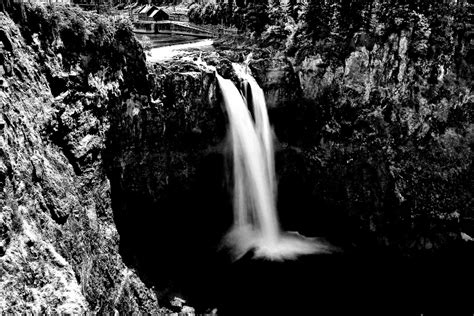 Free Images Tree Nature Forest Rock Waterfall Black And White
