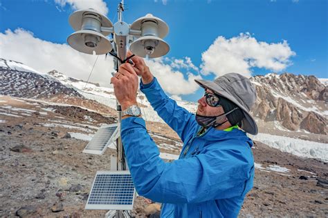 Scientists Install Weather Station Atop Dormant Volcano While Wearing