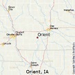 Orient,Iowa Map
