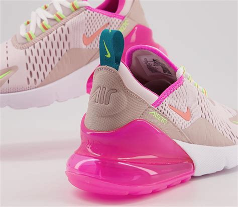 Nike Air Max 270 Trainers Barely Rose Atomic Pink Sneaker Damen