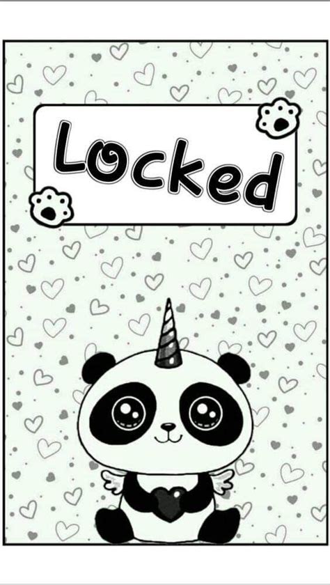 Panda Lockscreen Wallpaper Phone Lock Screen Wallpaper Heart