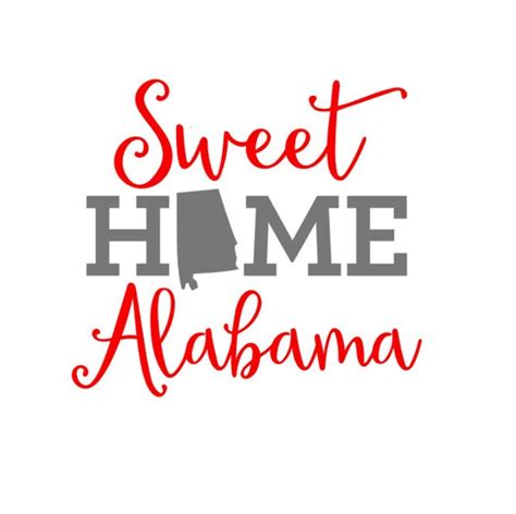 Sweet Home Alabama Vinyl Decal
